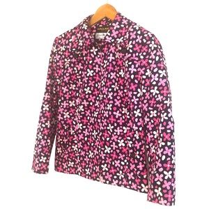 Y2K Vintage Gallant Zip Up Pink Flowers Jacket 8